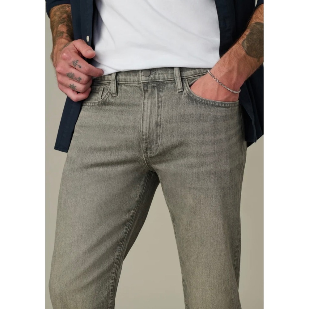 Joe's Jeans Men's 33x28 The Classic Straight Leg Denim Charcoal Grey